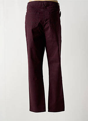 Pantalon slim tissage popeline taille normale violet STOOKER femme