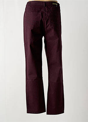 Pantalon slim tissage popeline taille normale violet STOOKER femme