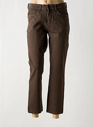 Pantalon droit stretch taille normale vert STOOKER femme