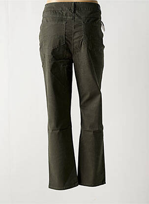 Pantalon slim tissage popeline taille normale vert STOOKER femme