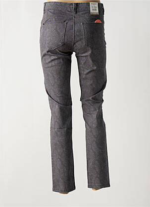 Pantalon slim tissage popeline taille normale gris STOOKER femme