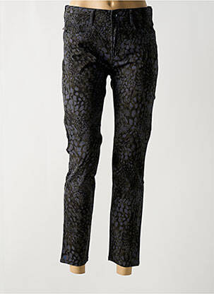 Pantalon slim tissage popeline taille normale vert STOOKER femme