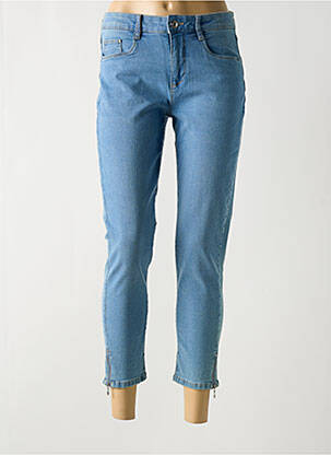 Jeans coupe slim stretch taille normale bleu STOOKER femme