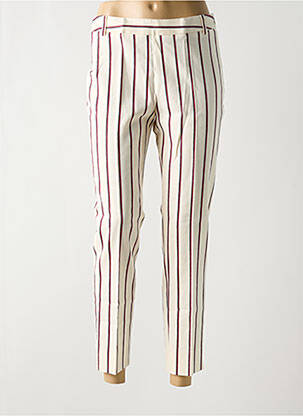 Pantalon 7/8 stretch taille normale beige WEILL femme