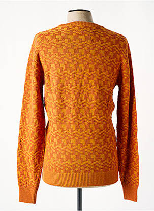 Pull stretch manches longues orange KENVELO homme