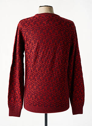 Pull stretch manches longues orange fonce KENVELO homme