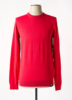 Pull stretch manches longues rouge KENVELO homme