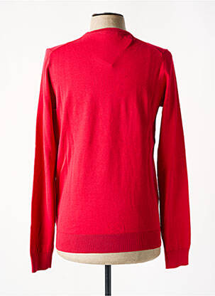 Pull stretch manches longues rouge KENVELO homme