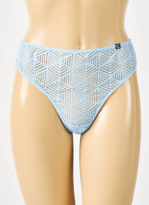 Tanga bleu UNDIZ pour femme
