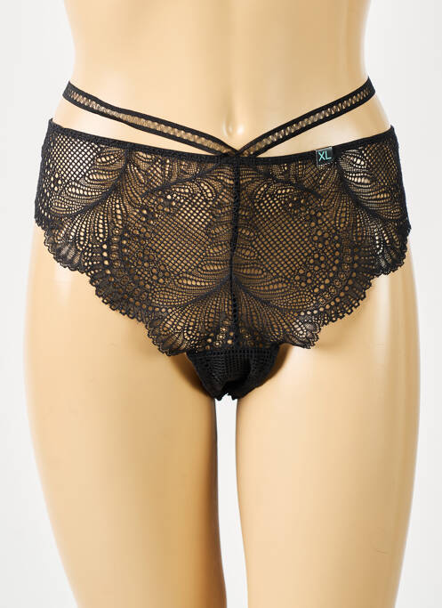 Tanga noir UNDIZ pour femme