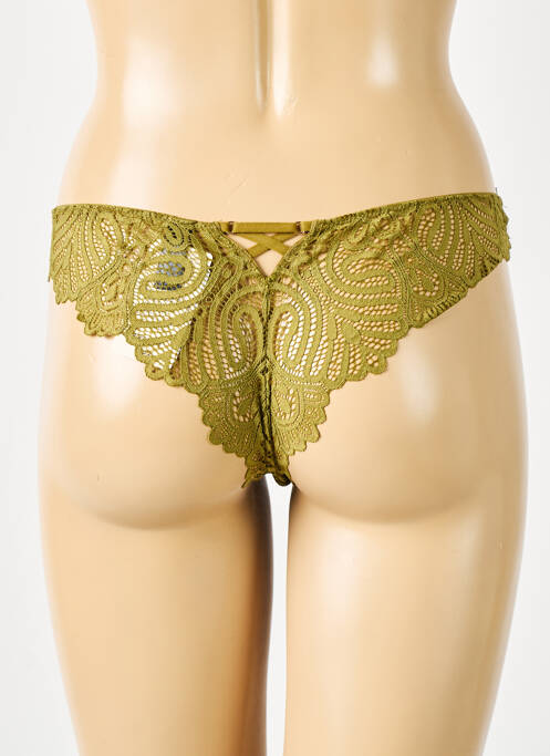 Tanga vert UNDIZ femme