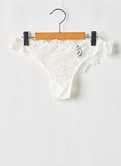 Tanga blanc UNDIZ pour femme seconde vue