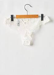 Tanga blanc UNDIZ pour femme seconde vue