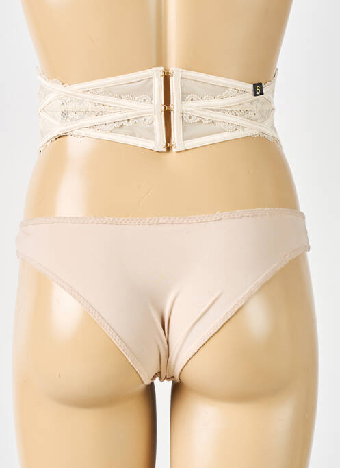 Corset beige UNDIZ pour femme
