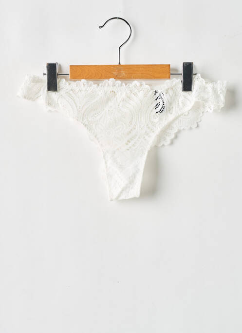 Tanga blanc UNDIZ pour femme