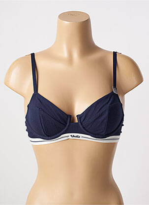 Soutien-gorge bretelle multi position haut soutien-gorge emboitant bleu UNDIZ femme