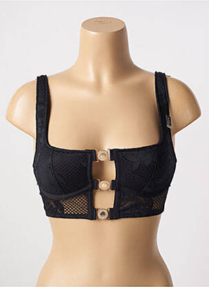 Soutien-gorge haut soutien-gorge moulé haut soutien-gorge moulé noir UNDIZ femme