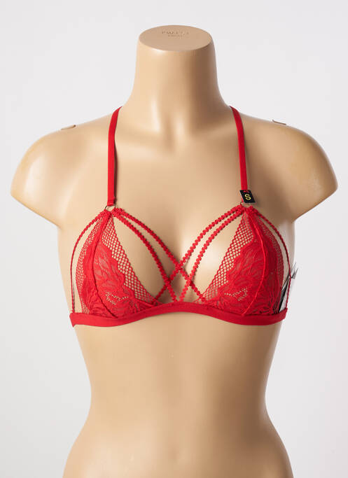 Soutien-gorge rouge UNDIZ pour femme