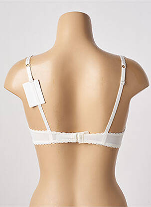 Soutien-gorge effet matière satinée haut soutien-gorge push-up beige STEFFY femme