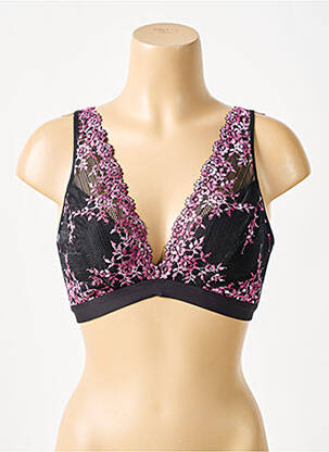 Soutien-gorge sans armature haut triangles noir WACOAL femme