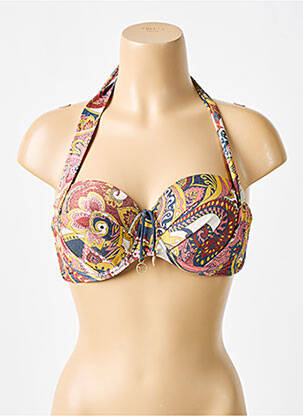 Haut de maillot de bain haut soutien-gorge moulé haut soutien-gorge moulé rose NURIA FERRER femme