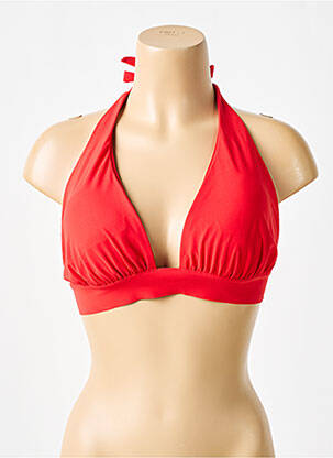 Haut de maillot de bain haut triangles haut triangles rouge PAIN DE SUCRE femme
