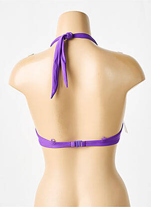 Haut de maillot de bain haut soutien-gorge moulé haut soutien-gorge moulé violet LINGADORE femme
