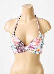 Haut de maillot de bain haut soutien-gorge moulé haut soutien-gorge moulé blanc LINGADORE femme
