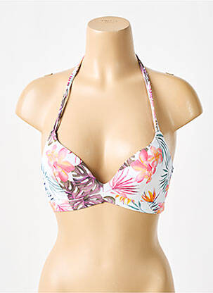 Haut de maillot de bain haut soutien-gorge moulé haut soutien-gorge moulé blanc LINGADORE femme