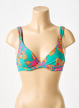 Haut de maillot de bain haut soutien-gorge emboitant haut soutien-gorge emboitant vert SIMONE PERELE femme