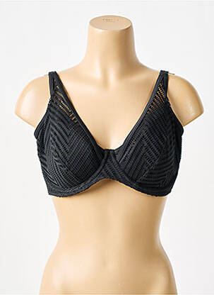 Haut de maillot de bain haut soutien-gorge emboitant haut soutien-gorge emboitant noir FREYA femme