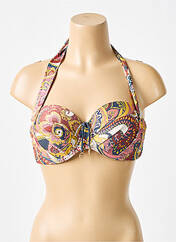 Haut de maillot de bain rose NURIA FERRER pour femme seconde vue