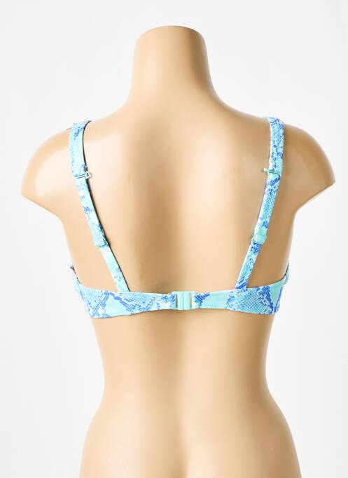 Haut de maillot de bain bleu FREYA femme