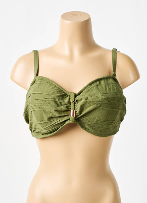 Haut de maillot de bain vert FANTASIE pour femme