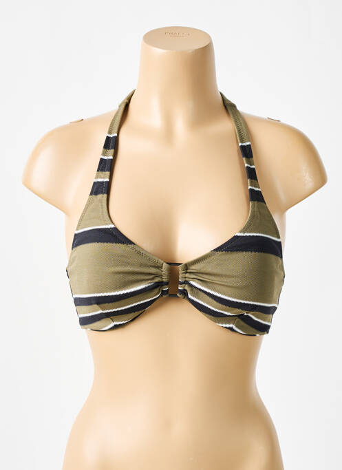 Haut de maillot de bain vert NURIA FERRER pour femme