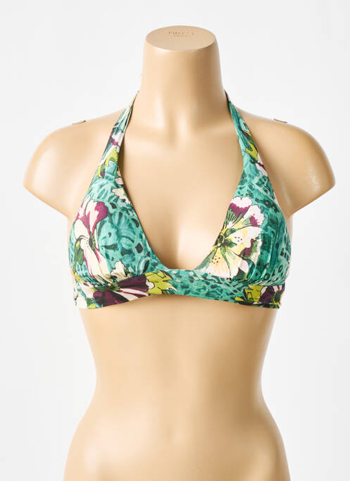 Haut de maillot de bain vert PAIN DE SUCRE pour femme