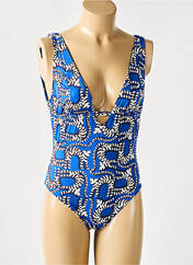 Maillot de bain 1 pièce bleu PAIN DE SUCRE pour femme seconde vue