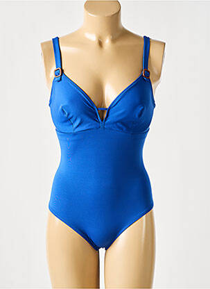 Maillot de bain 1 pièce haut soutien-gorge emboitant haut soutien-gorge emboitant bleu SIMONE PERELE femme
