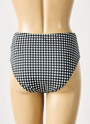 Bas de maillot de bain effet matière satinée culotte noir FREYA femme