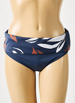 Bas de maillot de bain imprimé fantaisie culotte bleu FANTASIE femme