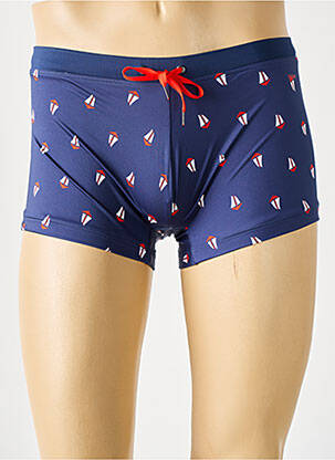 Short de bain imprimé fantaisie bleu SKINY homme