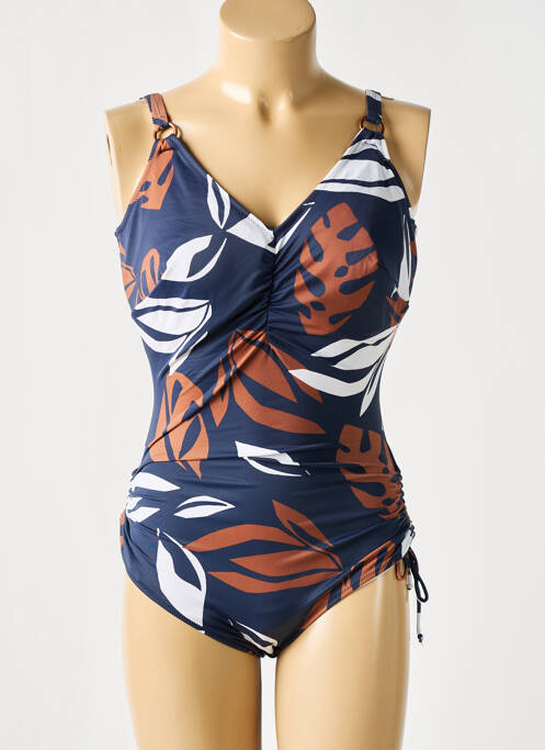 Maillot de bain 1 pièce bleu FANTASIE pour femme