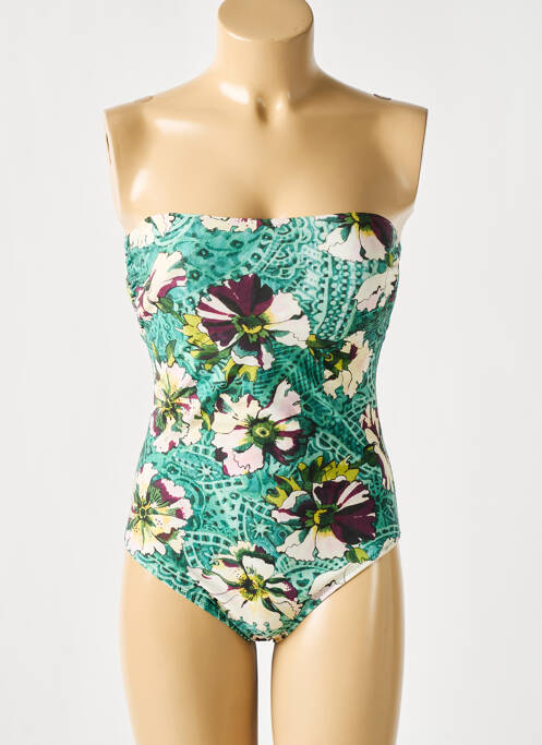 Maillot de bain 1 pièce vert PAIN DE SUCRE pour femme