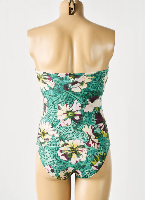 Maillot de bain 1 pièce vert PAIN DE SUCRE pour femme