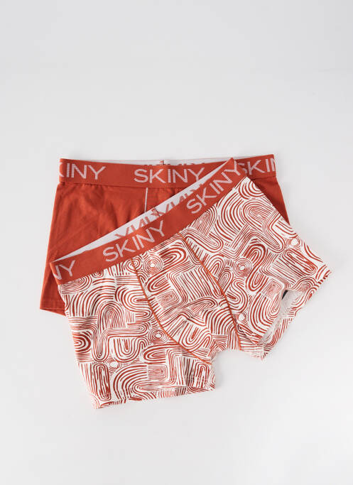 Boxer marron SKINY pour homme