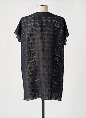 Robe de plage manches courtes noir NURIA FERRER femme