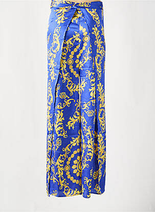 Pantalon large taille haute taille haute bleu LINGADORE femme