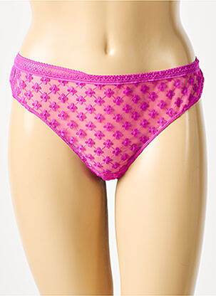 Tanga stretch rose SIMONE PERELE femme