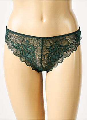 Culotte haute effet matière satinée vert WACOAL femme