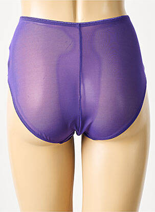 Culotte haute stretch violet ELOMI femme